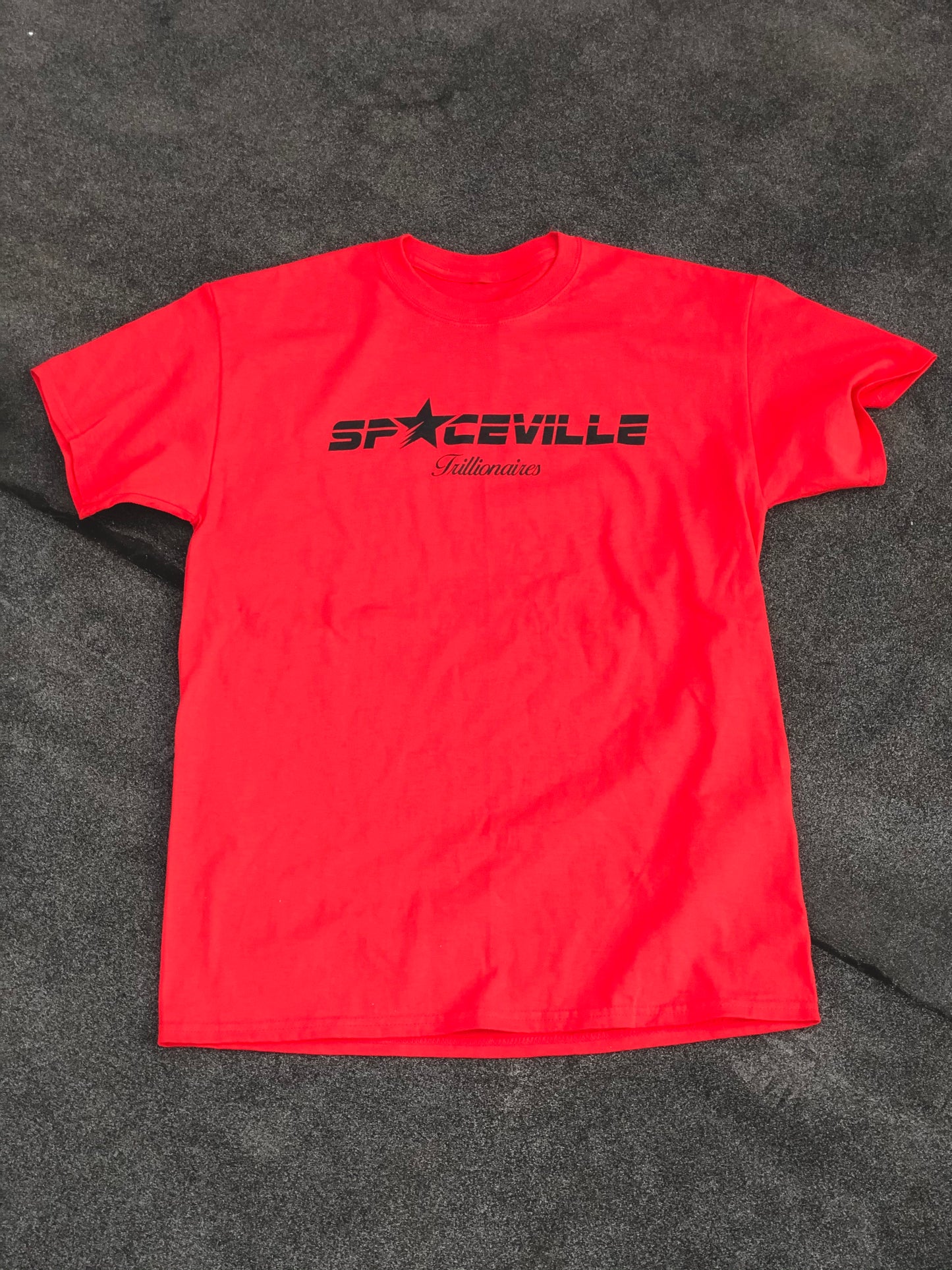 Red & Black Logo Tee