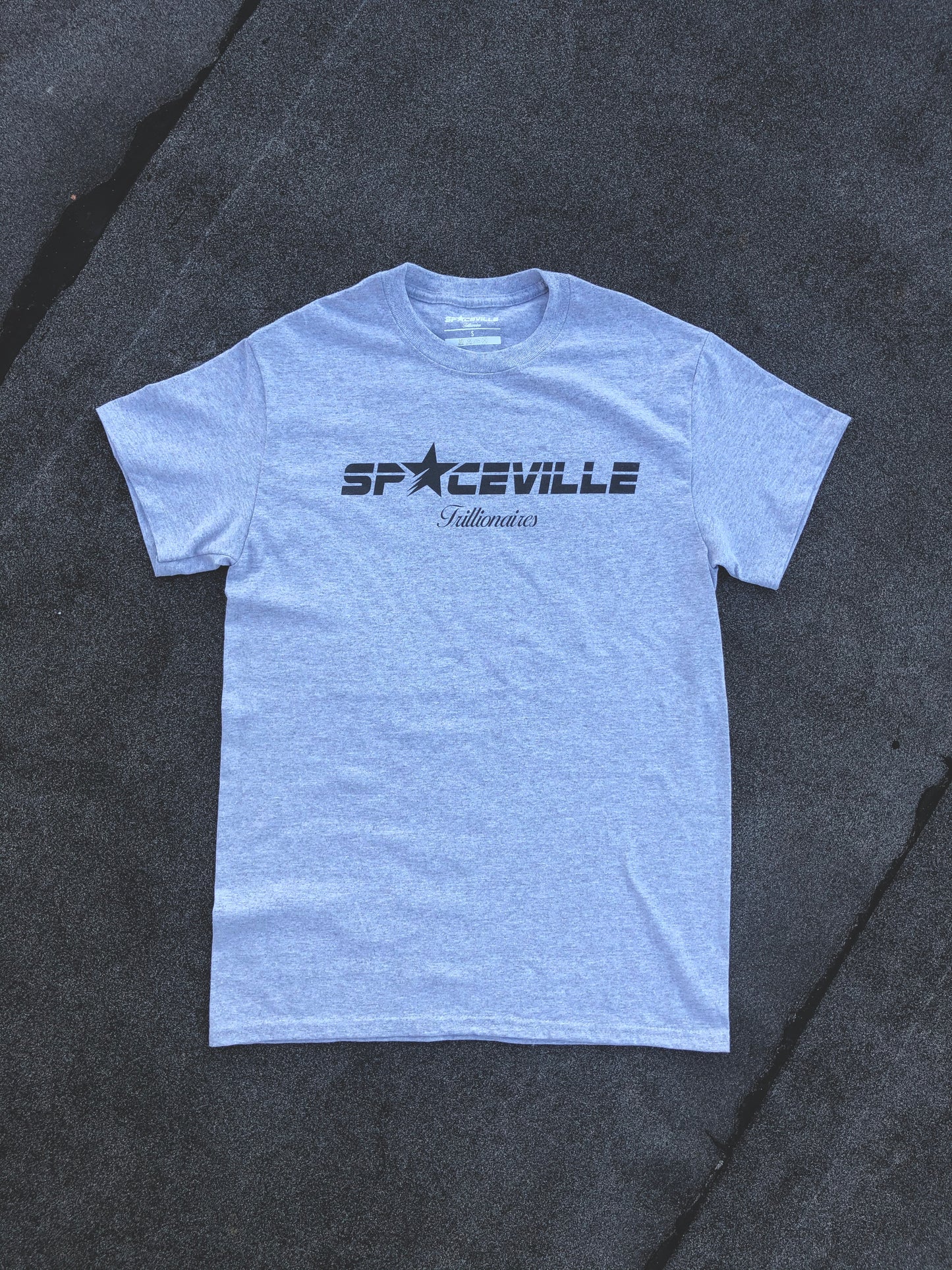 Grey & Black Logo Tee